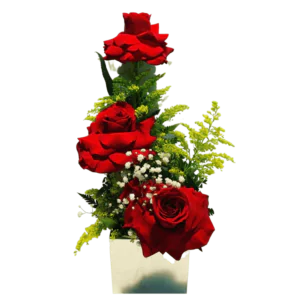 Arranjo Romântico de Rosas