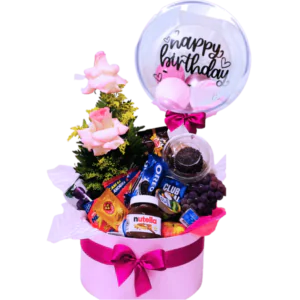 Box Happy Birthday Pink